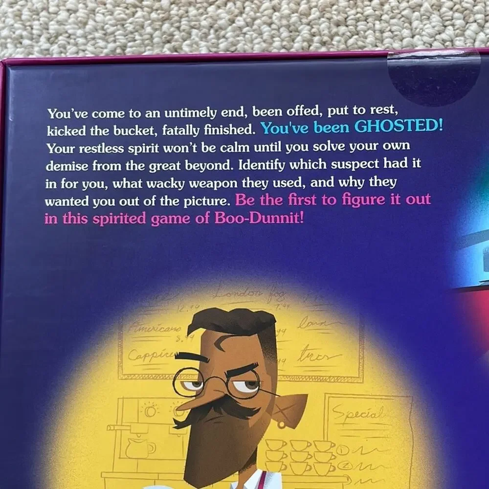 Ghosted Board Game New! Sealed Family night game! Ages 10+ (3-6 players)
